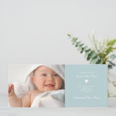 Herz ・ Baby-Ankündigung Ankündigung (Stehend Vorderseite)