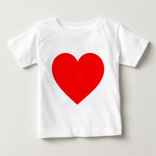 Herz Baby T-shirt (Vorderseite)
