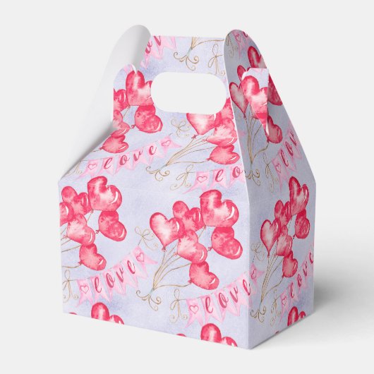 Herz Balloons Geschenkschachtel (Rückseite)