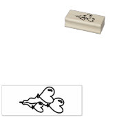 Herz Balloons Gummistempel (Stempel)