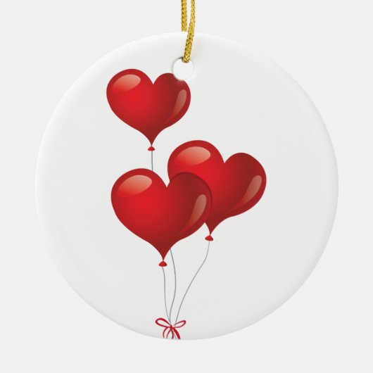 Herz Balloons Ornament (Vorne)