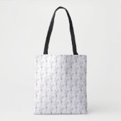 Herz Balloons Pastellfarben Muster Tasche (Vorderseite)