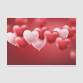 Herz Balloons Seidenpapier (Vorderseite)