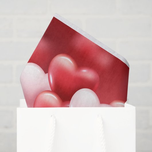 Herz Balloons Seidenpapier