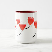 Herz Balloons Tasse (Zentrum)