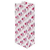 Herz Balloons Valentine Geschenktüte Für Weinflaschen (Rückseite Schrägansicht)