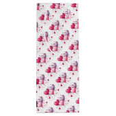 Herz Balloons Valentine Geschenktüte Für Weinflaschen (Rückseite)