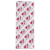 Herz Balloons Valentine Geschenktüte Für Weinflaschen (Vorderseite)