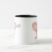 Herz-Band - Endometrial Krebs-Überlebender Tasse (Zentrum)