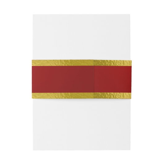 Herz & Band - Krimson/Gold (Rückseitenbeispiel)