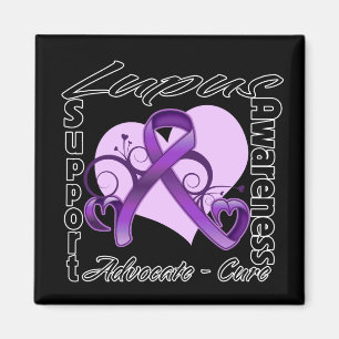 Herz-Band - Lupus-Bewusstsein Magnet