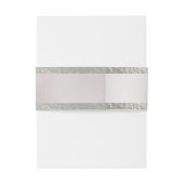 Herz & Band - weiß/silber (Rückseitenbeispiel)