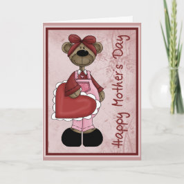 Herz-Bär Mother´s Tag Karte
