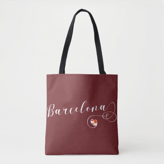 Herz Barcelona Lebensmittelgeschäft Tasche, Katalo Tasche (Vorderseite)