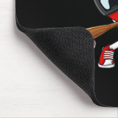 Herz Baseball Valentinstag Fun Boys Girls Kinder Mousepad (Ecke)