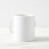Herz-Basketball-Schale Kaffeetasse (Vorderseite Links)