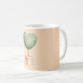 Herz Baum Liebe Kaffeetasse (VorderseiteRechts)