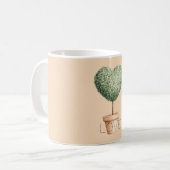Herz Baum Liebe Kaffeetasse (Vorderseite Links)