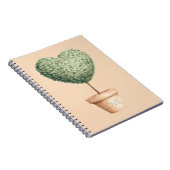 Herz Baum Liebe Notizblock (Rechte Seite)
