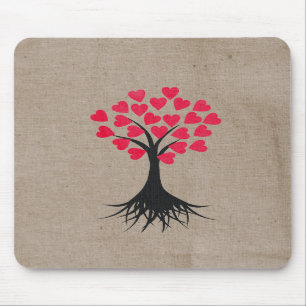 Herz-Baum Mousepad
