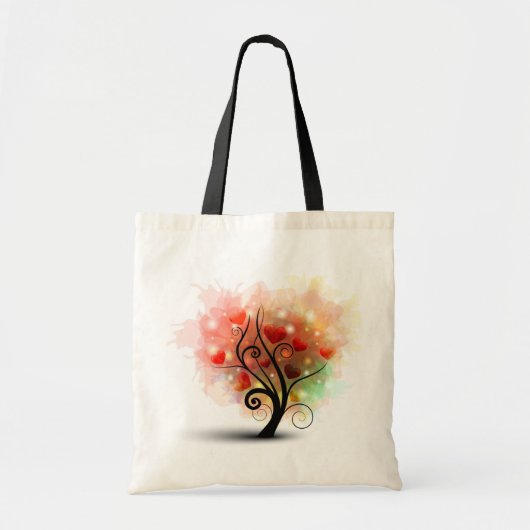 Herz-Baum-Tasche Tragetasche (Vorne)
