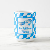 Herz Bayern Bayern Bayerische Flaggenfarben Oktobe Kaffeetasse (Mittel)