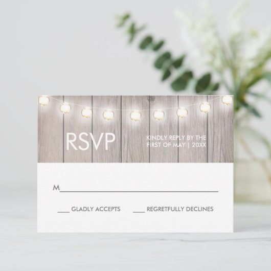 Herz befleckte rustikale UAWG Karte (Stehend Vorderseite)