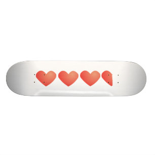 Herz-Behälter - Skateboard