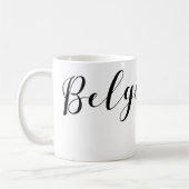 Herz-Belgien-Tasse, belgische Flagge Kaffeetasse (Links)