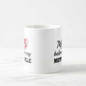 Herz Belongs Motorrad Kaffeetasse (Mittel)