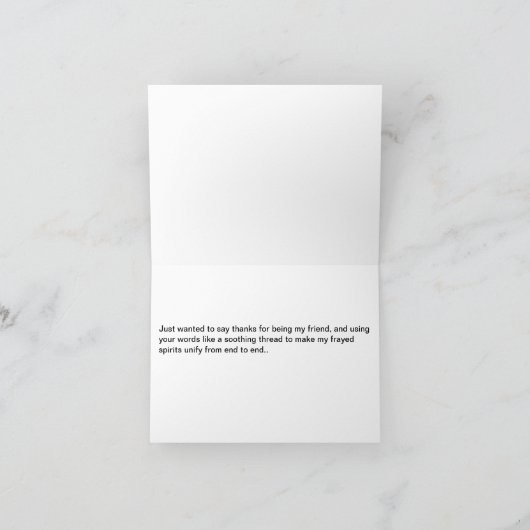 Herz bessern aus dankeskarte (Innenseite)