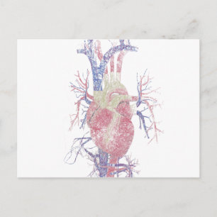 Herz (Biro) Postkarte