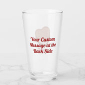 Herz-Biscuit-Glas Glas (Rückseite)