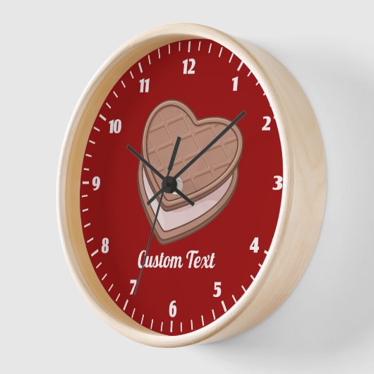 Herz Biscuit Große Uhr (Winkel)