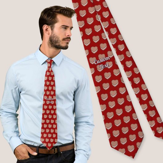 Herz Biscuit Krawatte