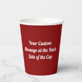 Herz-Biscuit-Papier-Zusammenstellungen Pappbecher (Rückseite)