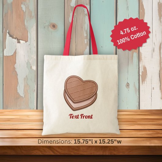 Herz Biscuit Tragetasche