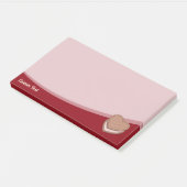 Herz-Biskuit-Post-it-Notes Post-it Klebezettel (angewinkelt)