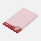 Herz-Biskuit-Post-it-Notes Post-it Klebezettel (angewinkelt)