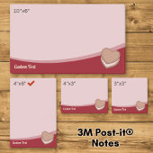 Herz-Biskuit-Post-it-Notes Post-it Klebezettel