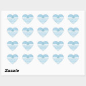Herz Blue Carriage and Polka Dots Address Labels Herz-Aufkleber (Blatt)