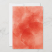 Herz-Blume Kranz Rustikale Hochzeit Einladung (Rückseite)