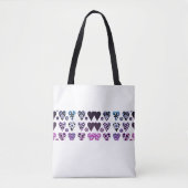 Herz & Blume Moderner Pop Tasche (Vorderseite)
