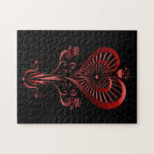 Herz-Blume Puzzle (Horizontal)