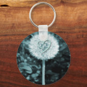 Herz-Blume Schlüsselanhänger (Vorderseite)