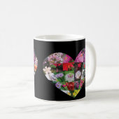 Herz-Blumen Kaffeetasse (VorderseiteRechts)
