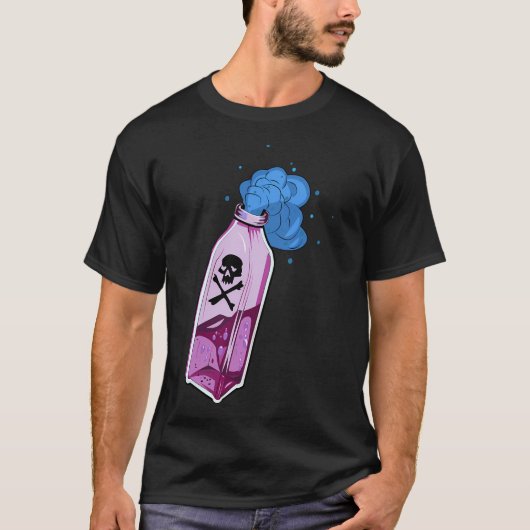 Herz-Blumen-Muster. T-Shirt (Vorderseite)
