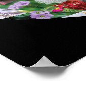 Herz-Blumen Poster (Ecke)