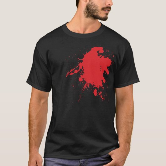 Herz-Blut platsch T-Shirt (Vorderseite)