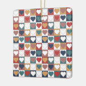 Herz-Board in Kombination ästhetischer Farben Keramikornament (Links)